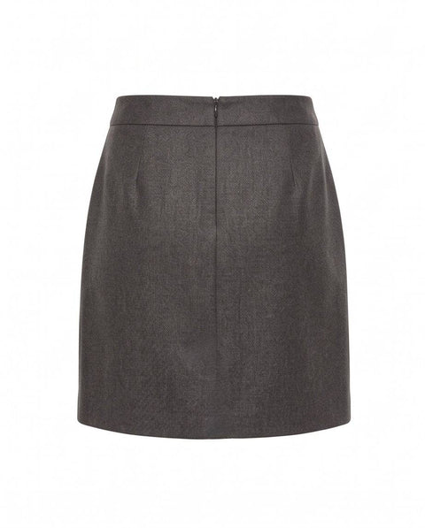 MAX MARA ACINOSO GONNA MINI LANA