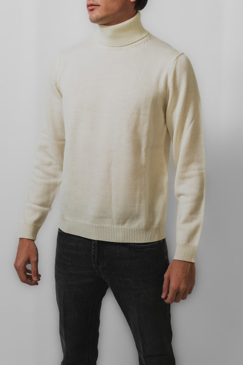 ROBERTO COLLINA MAGLIA COLLO ALTO MERINOS