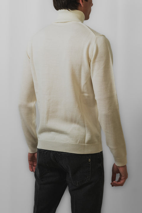 ROBERTO COLLINA MAGLIA COLLO ALTO MERINOS