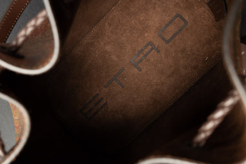 ETRO BORSA SECCHIELLO ARNICA CON TRACOLLA E SUEDE INTERNO