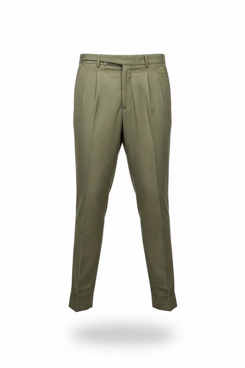 PT TORINO CARROT 2 PINCES PANTALONE LINO E COTONE