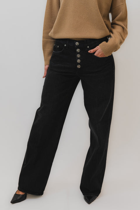 DONDUP JACKLYN JEANS BOTTONI METALLO