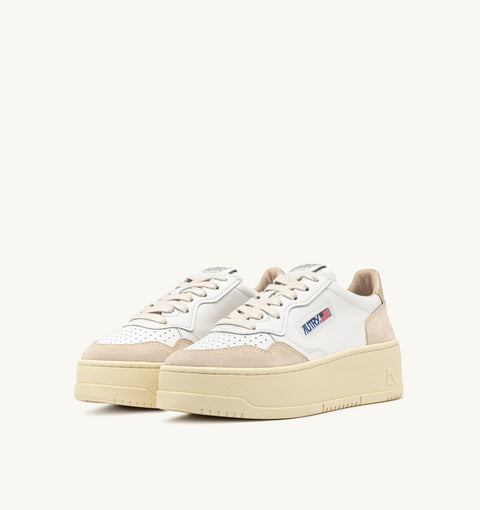 AUTRY SNEAKER PLATFORM PELLE TAB LOGO