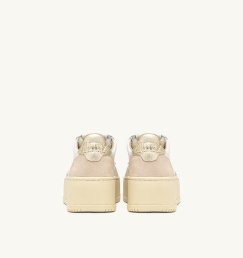 AUTRY SNEAKER PLATFORM PELLE TAB LOGO