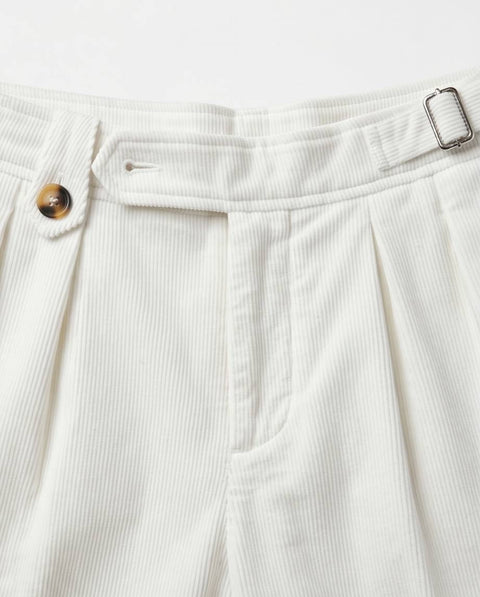 BRUNELLO CUCINELLI PANTALONE 2 PINCES VELLUTO