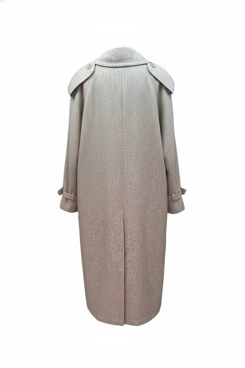 MAX MARA MXSPEDAGGI TRENCH DOPPIOPETTO LINO