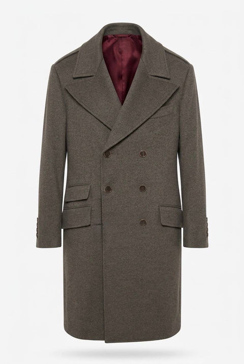 BRUNELLO CUCINELLI CAPPOTTO DOPPIOPETTO BOTTONI METALLO