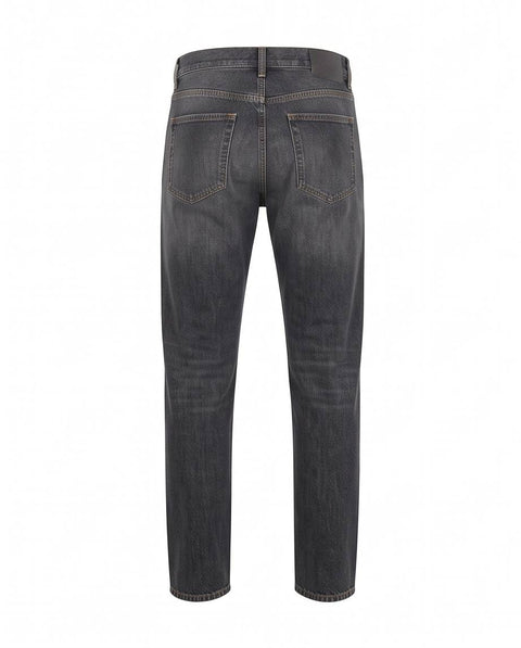 DONDUP YUI DENIM GAMBA FONDO 22 cm. LAVAGGIO ANTRACITE