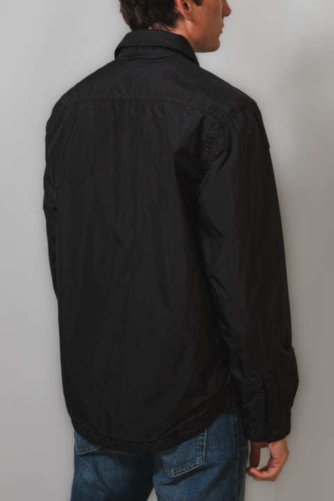 STONE ISLAND CAMICIA CRINKLE REPS LOGO SPALLA