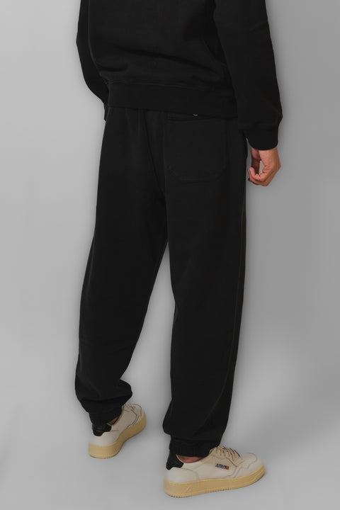 STONE ISLAND PANTALONE FELPA GAMBA DRITTA E LOGO