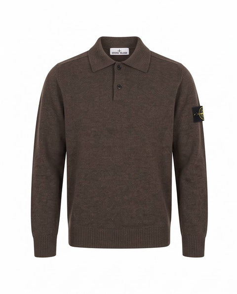 STONE ISLAND POLO MANICA LUNGA LANA