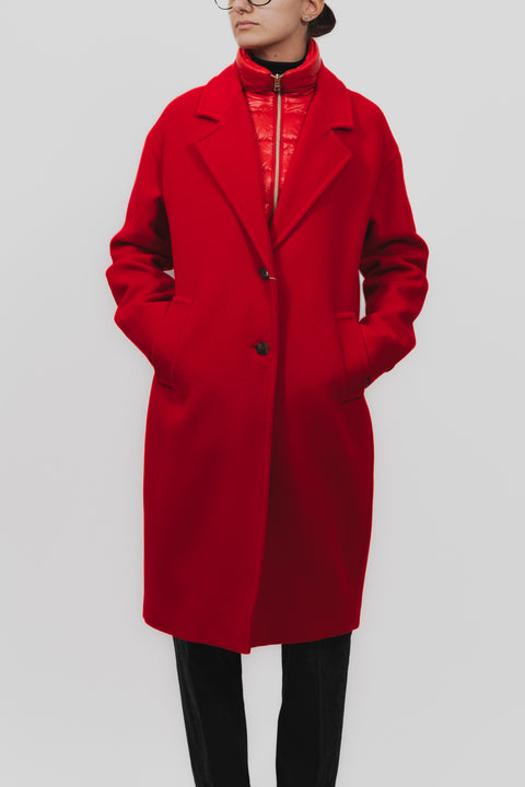 HERNO CAPPOTTO CON PETTORIONA NYLON