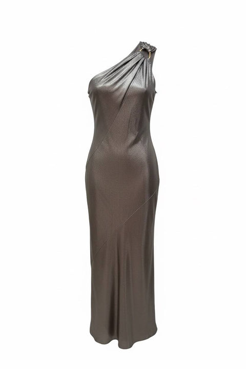 MAX MARA STUDIO ODEISSEA ABITO LUNGO LAME  DI VISCOSA