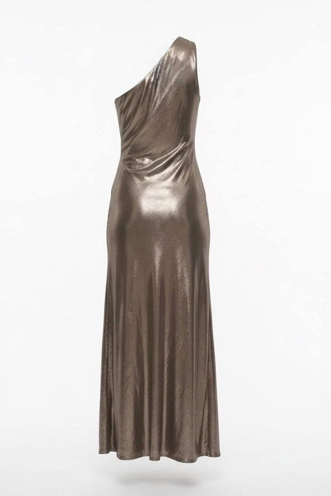 MAX MARA STUDIO ODEISSEA ABITO LUNGO LAME  DI VISCOSA