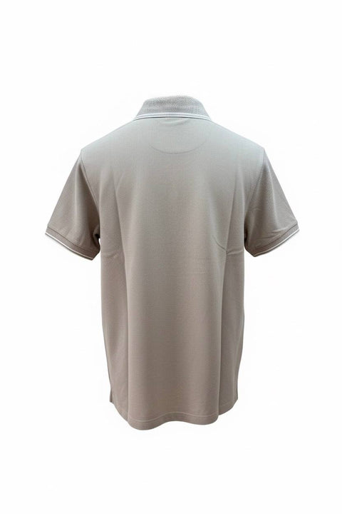 STONE ISLAND POLO PIQUET BORDO CONTRASTO LOGO