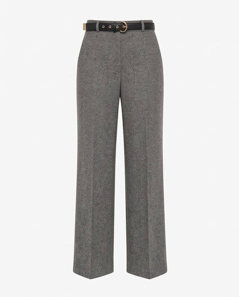 MAX MARA STUDIO GIOIA PANTALONE PALAZZO LANA DONEGAL