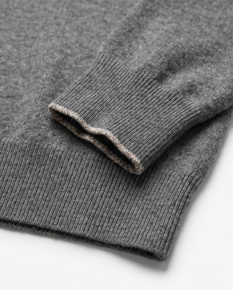 BRUNELLO CUCINELLI MAGLIA GIRO COLLO CASHMERE