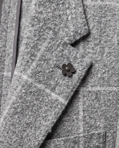 LARDINI GIACCA LANA E MOHAIRE LOROPIANA
