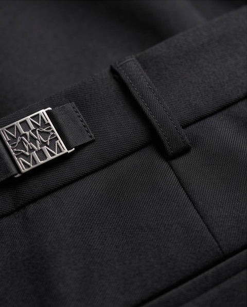 MAX MARA ACINO PANTALONE SIGARETTA DOPPIA TELA LANA
