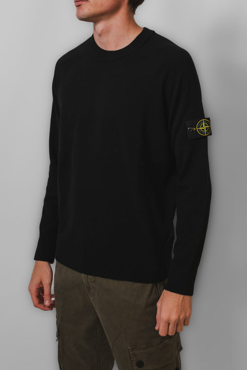 STONE ISLAND MAGLIA GIROCOLLO GEELONG LOGO SPALLA