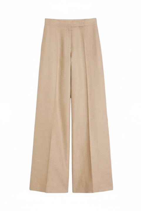 MAX MARA MXSBIG PANTALONE PALAZZO LINO