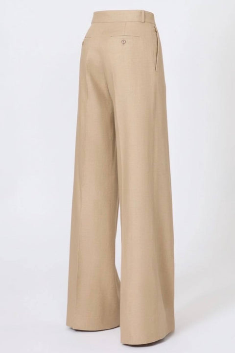 MAX MARA MXSBIG PANTALONE PALAZZO LINO