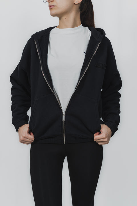 AUTRY FELPA ZIP E CAPPUCCIO OVER