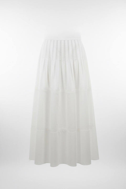 MAX MARA STUDIO OPERA GONNA LUNGA POPELINE