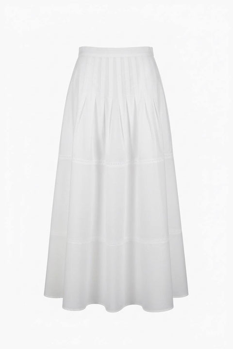 MAX MARA STUDIO OPERA GONNA LUNGA POPELINE