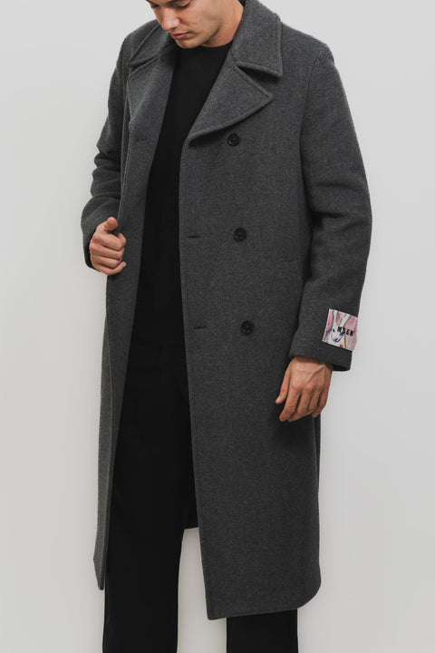 MSGM CAPPOTTO DOPPIOPETTO LANA
