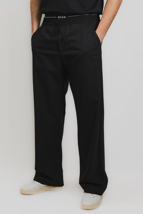 MSGM PANTALONE MOLLA PUNTO VITA COTONE