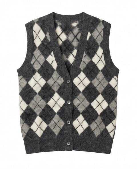 PAROSH GILET ROMBI MISTO LANA