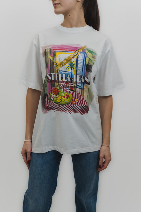 STELLA JEAN T-SHIRT OVER JERSEY LOGO