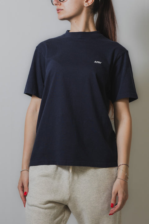 AUTRY T-SHIRT JERSEY LOGO RICAMO SUL PETTO