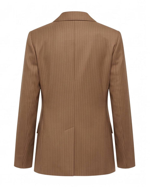 MAX MARA STUDIO UMICO GIACCA DOPPIOPETTO LANA GESSATA