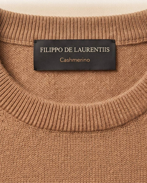 FILIPPO DE LAURENTIIS MAGLIA GIROCOLLO MISTO CASHMERE