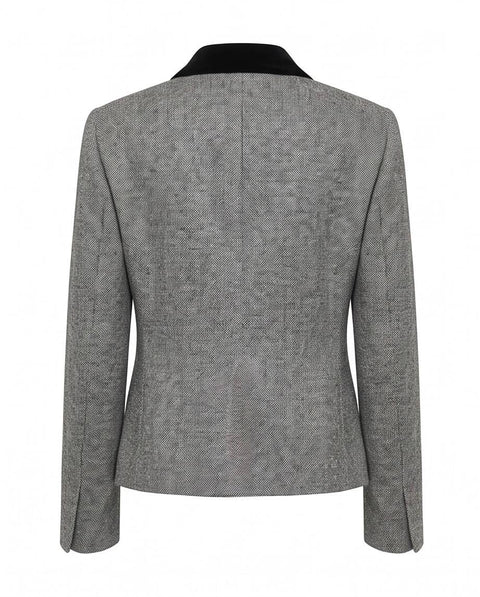 MAX MARA STUDIO MARINA GIACCA DOPPIOPETTO TUXEDO LANA DONEGAL