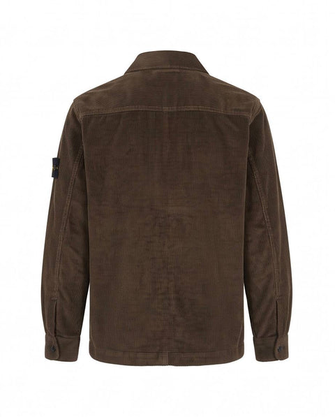 STONE ISLAND CAMICIA OVER VELLUTO