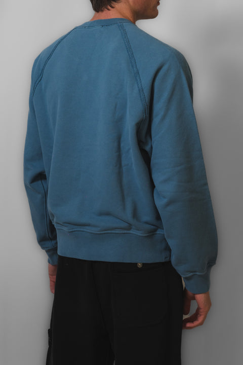 STONE ISLAND FELPA OVER GIROCOLLO LOGO SPALLA