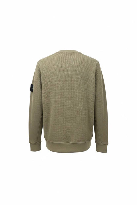 STONE ISLAND FELPA OVER LOGO BRACCIO