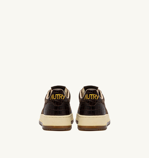 AUTRY SNEAKER SUEDE E COCCO TAB LOGO