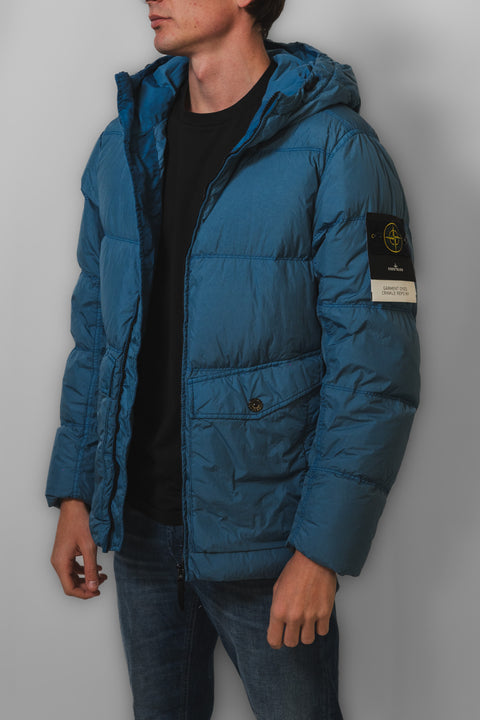 STONE ISLAND PARKA CORTO CRINKLE REPS INTERNO PIUMA