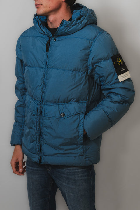 STONE ISLAND PARKA CORTO CRINKLE REPS INTERNO PIUMA