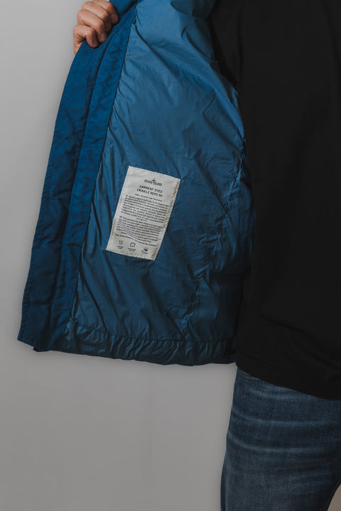 STONE ISLAND PARKA CORTO CRINKLE REPS INTERNO PIUMA