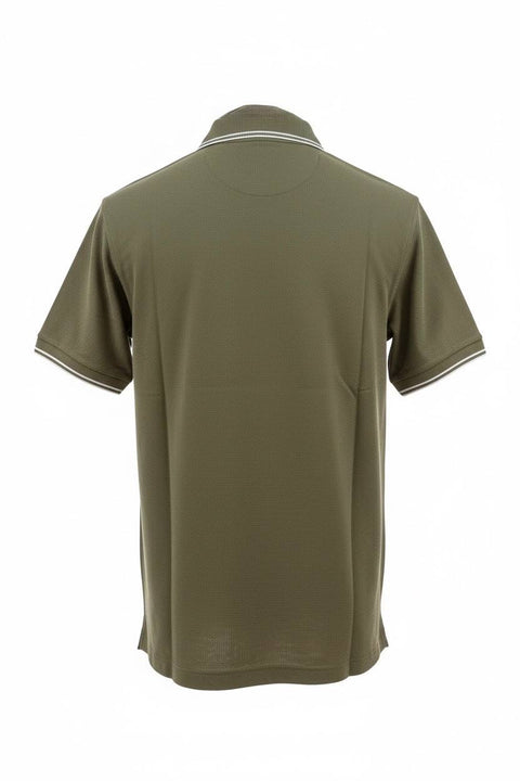 STONE ISLAND POLO PIQUET BORDO CONTRASTO LOGO