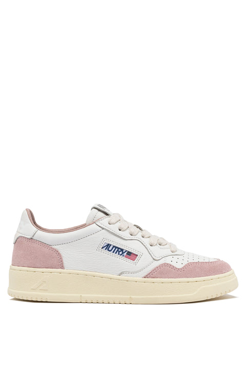 AUTRY SNEAKER BICOLOR PELLE E SUEDE TAB LOGO