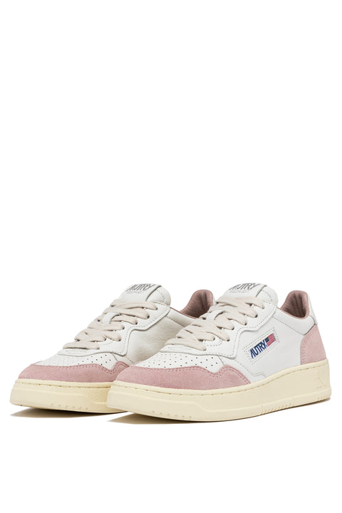 AUTRY SNEAKER BICOLOR PELLE E SUEDE TAB LOGO