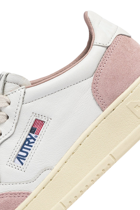 AUTRY SNEAKER BICOLOR PELLE E SUEDE TAB LOGO