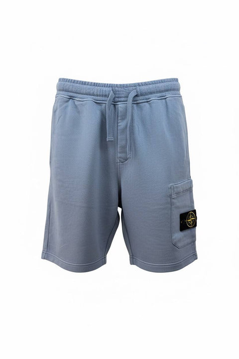 STONE ISLAND BERMUDA DI FELPA CARGO LOGO