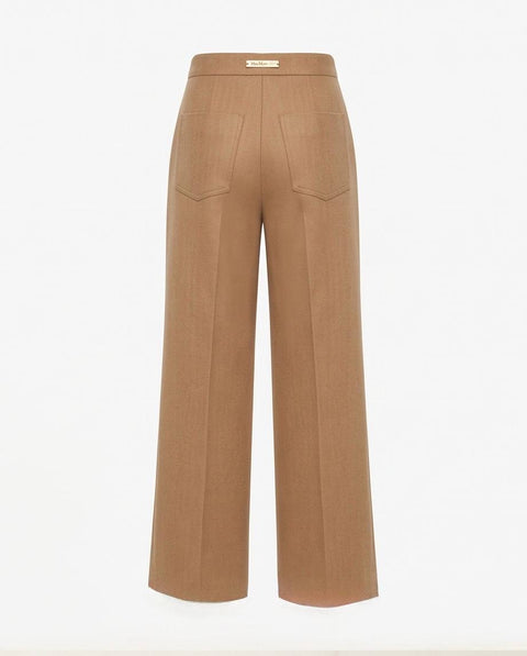 MAX MARA UGOLA PANTALONE PALAZZO CAMMELLO